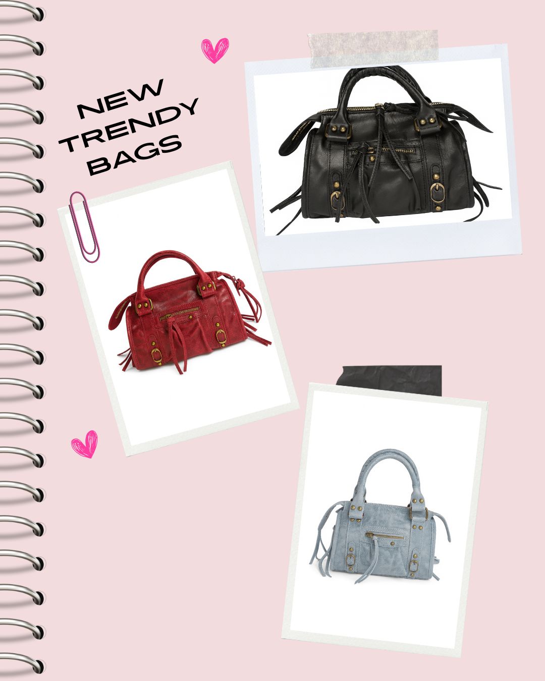 ✨ Draag jouw dag: Ontdek onze nieuwe Leather Goldy Tas 💖