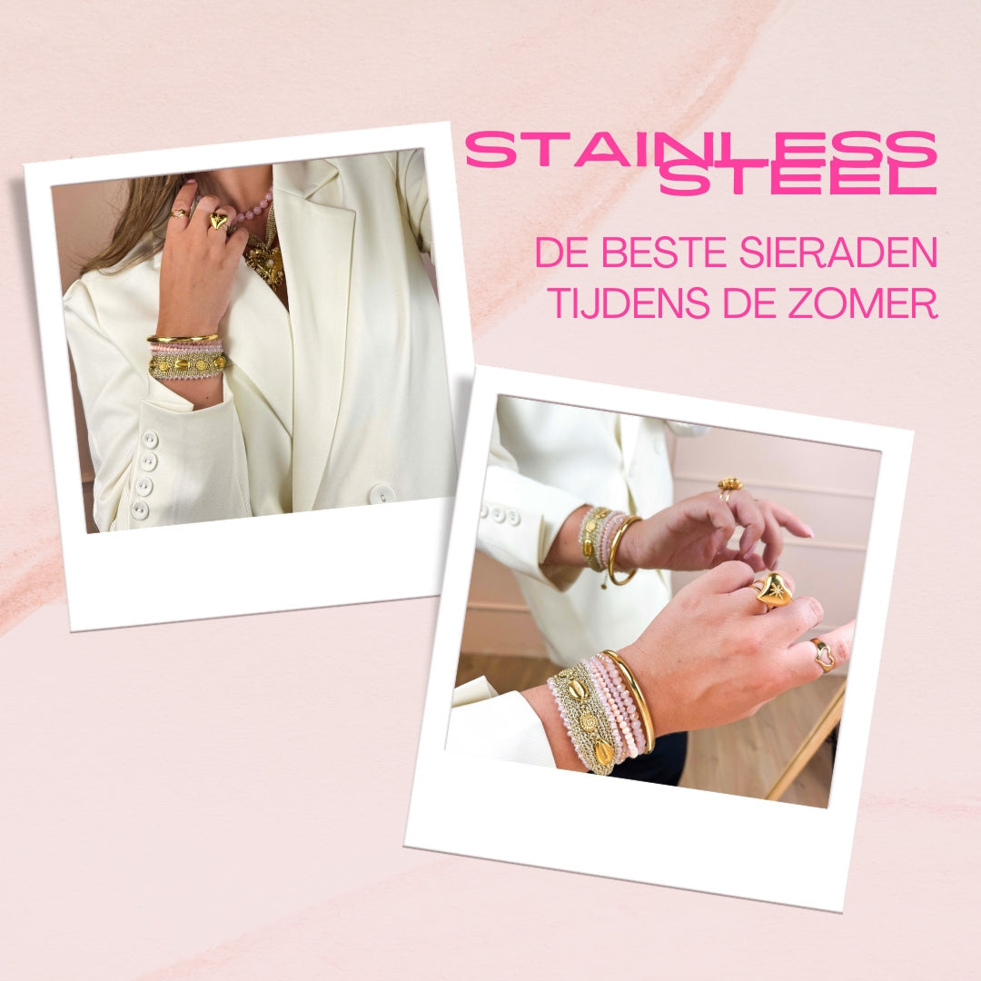💦 SUMMER PROOF: Waarom stainless steel sieraden jouw beste vriend zijn deze zomer ☀️✨