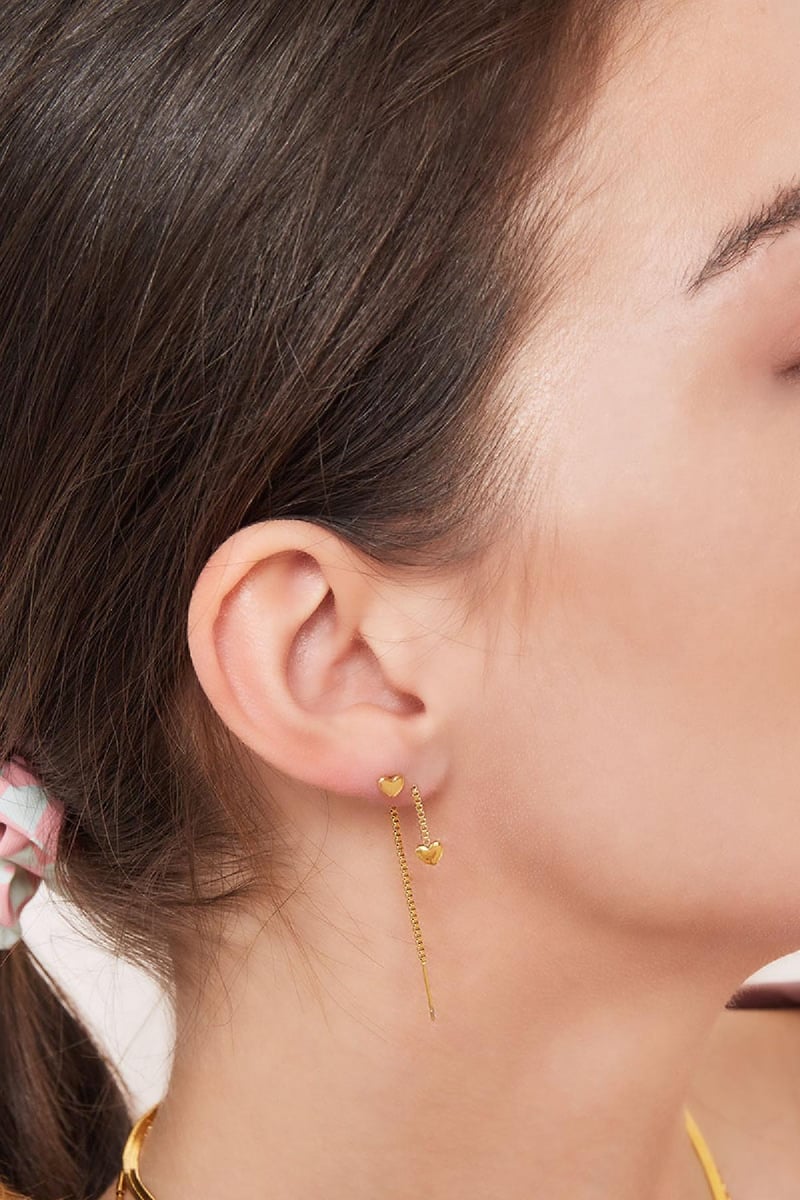 stainless steel stud heart