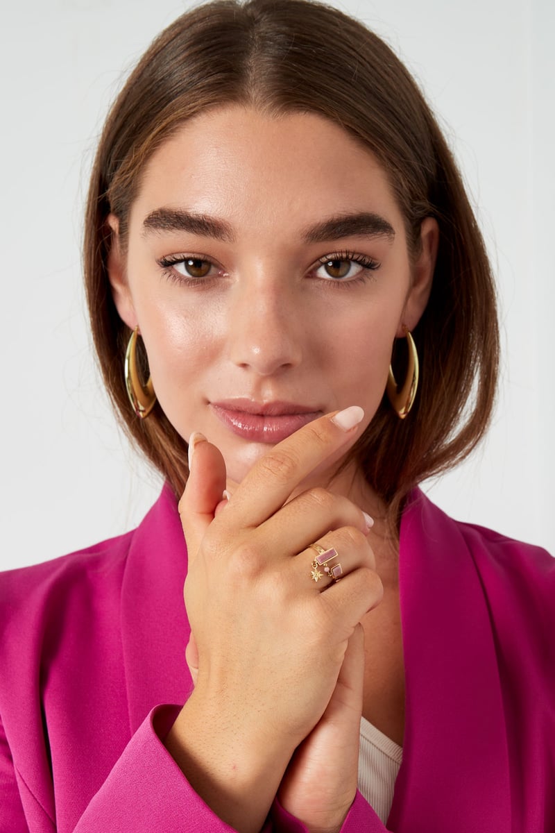 large gold drop earrings