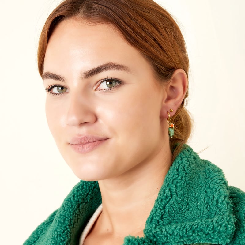 earring colorful details