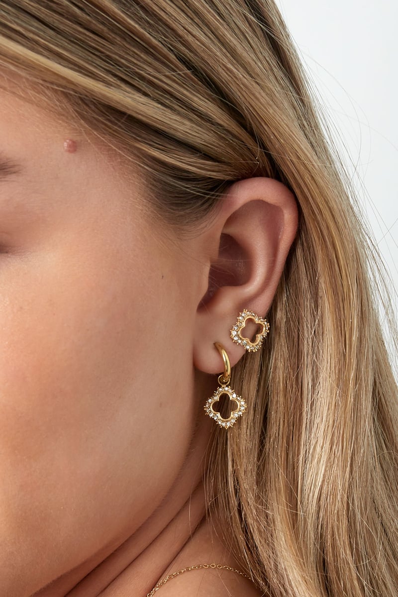 lucky diamond earrings