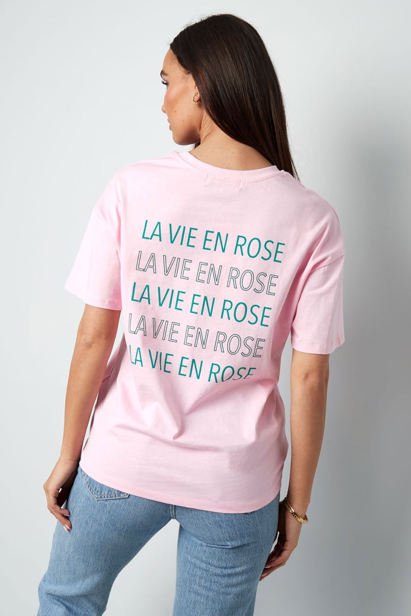 T-shirt la vie en rose - dark gray