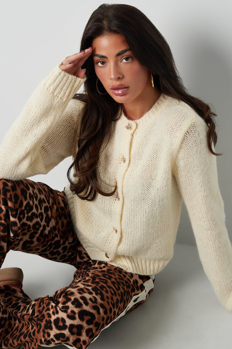 Knitted Love Cardigan - grey