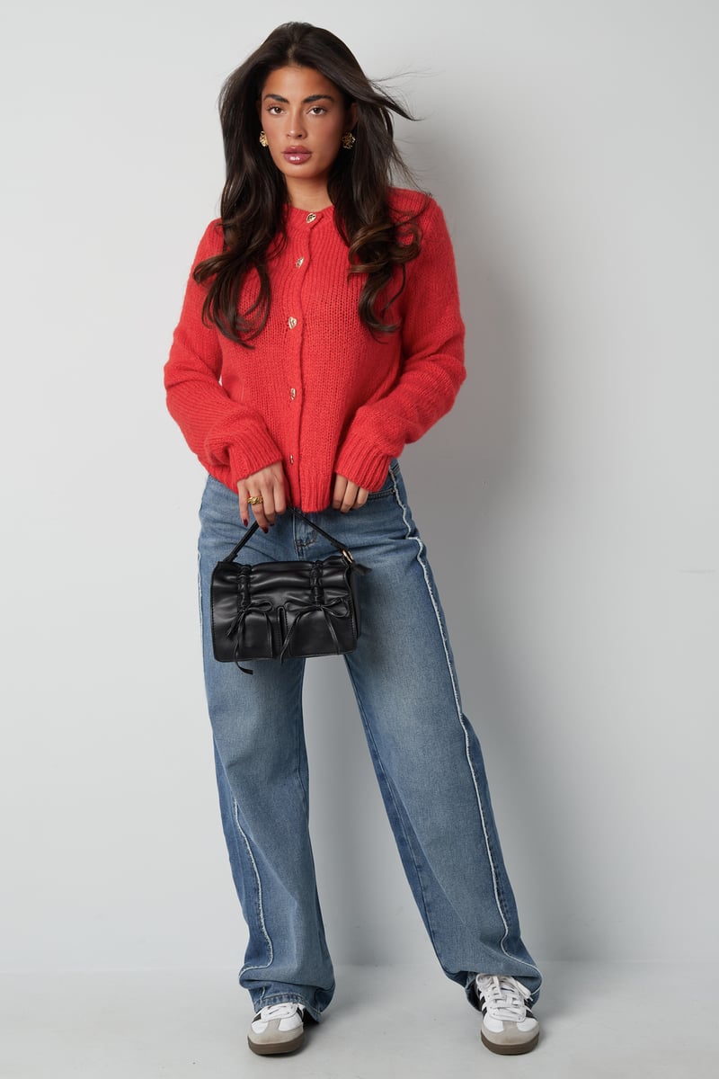 Knitted Love Cardigan - grey