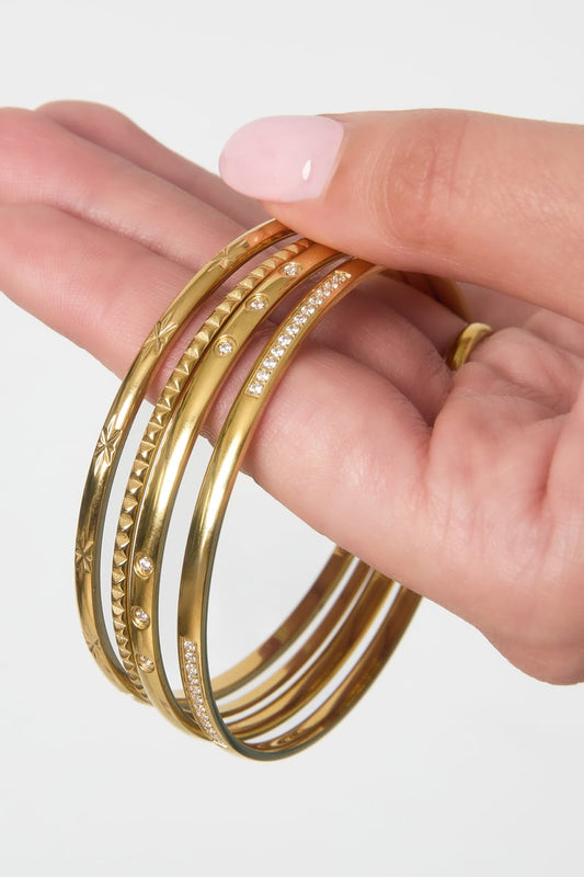 Mini studs bangle