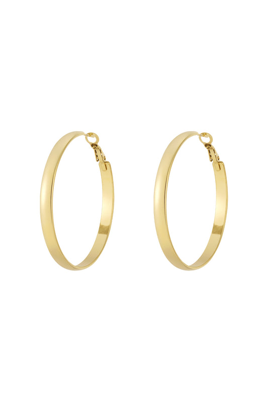 Basic Hoop earrings thick M