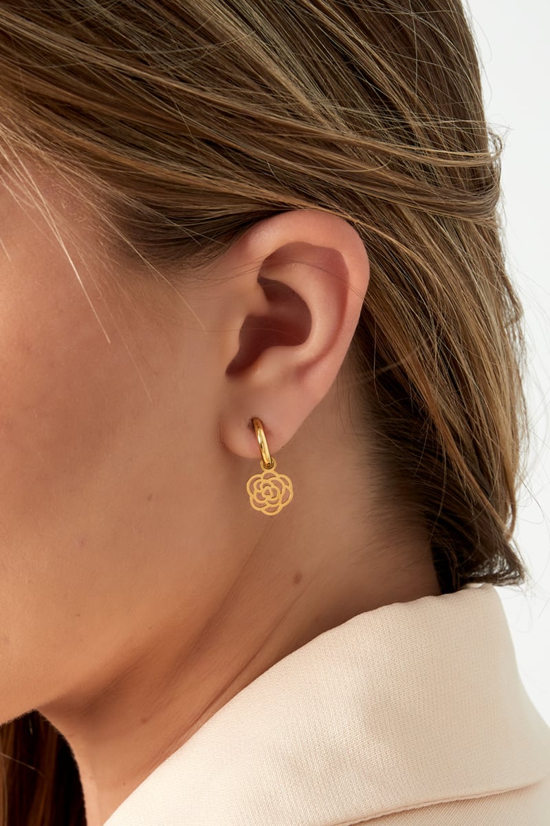Roses earrings
