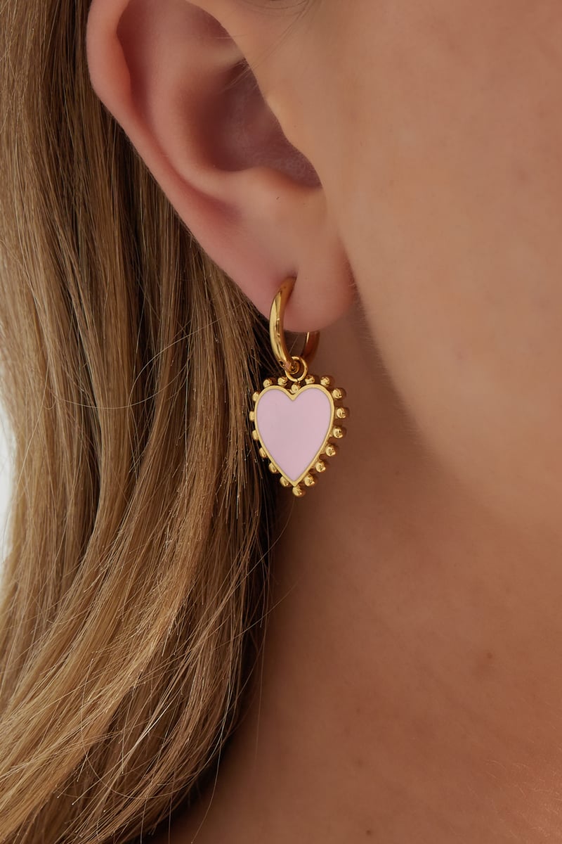 Funky Heart Earrings