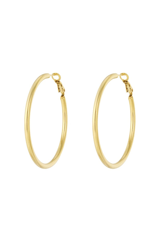 Basic Hoop earrings L