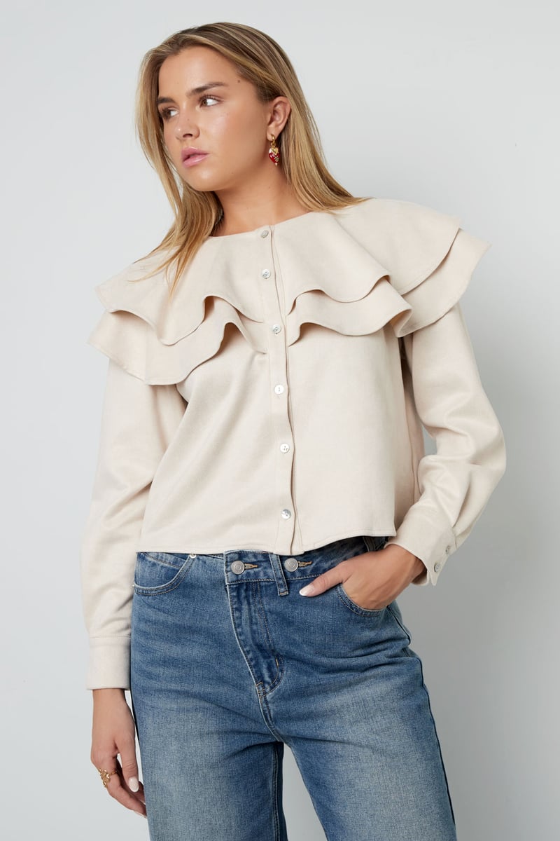 Layered Blouse Suede