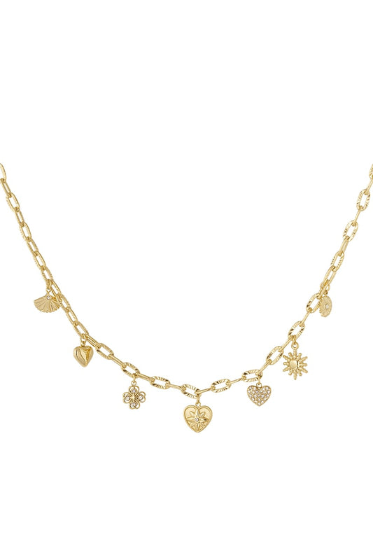 charm necklace daily style