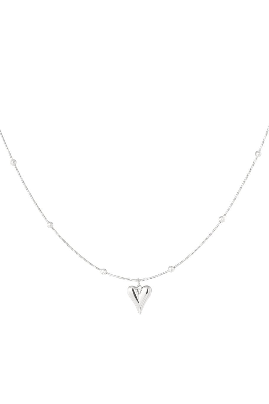 SILVER HEART - KETTING