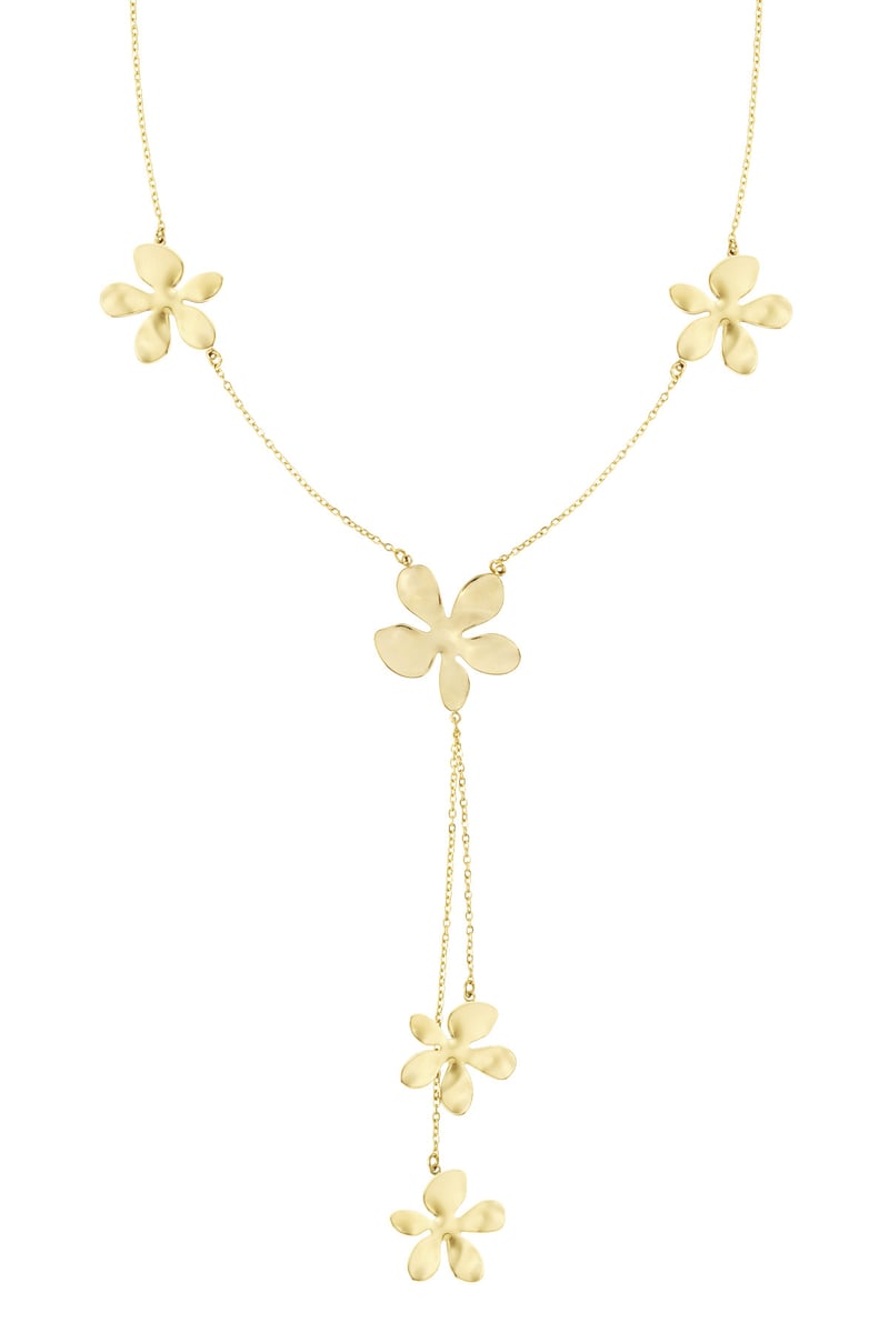 long flower party necklace
