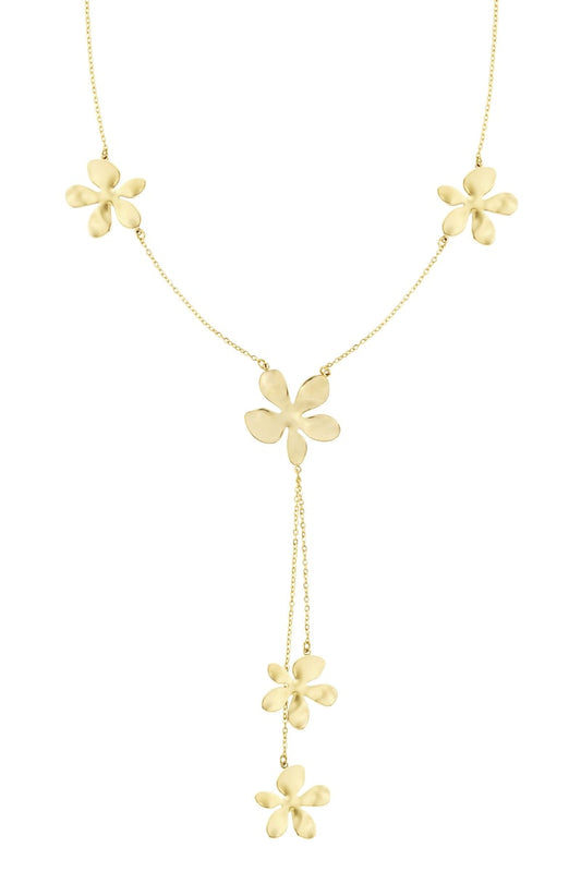 long flower party necklace