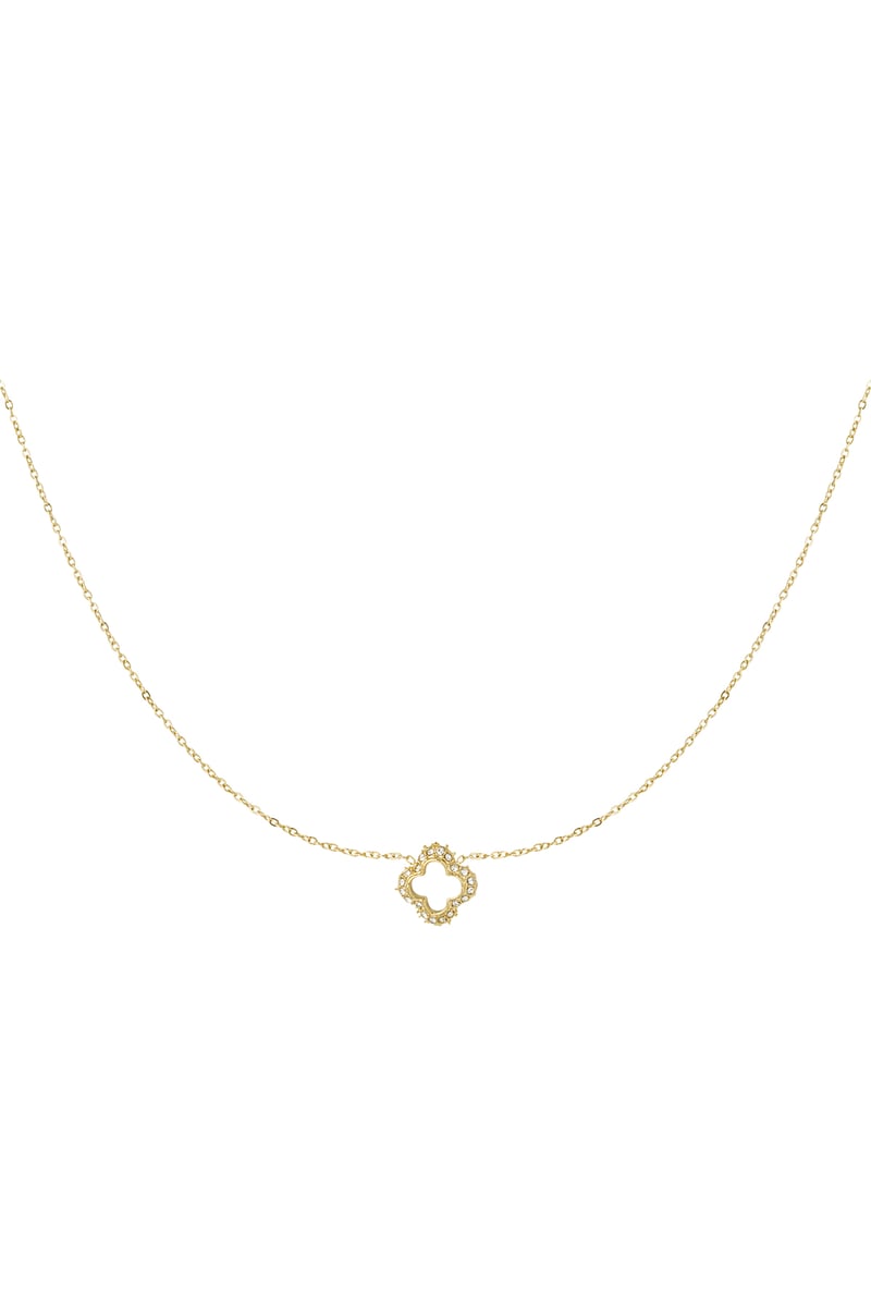 diamond clover necklace