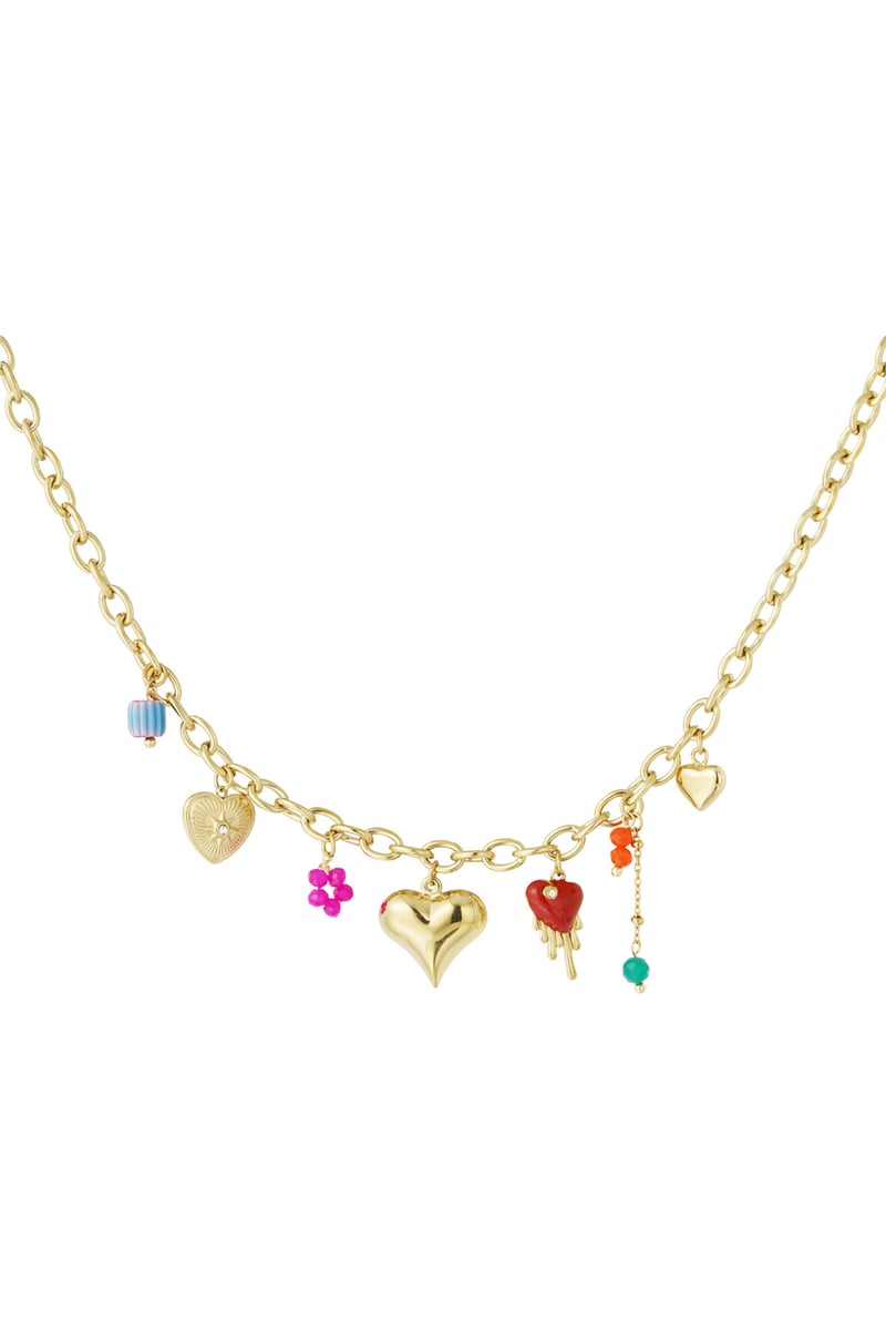 charm necklace lovers glow