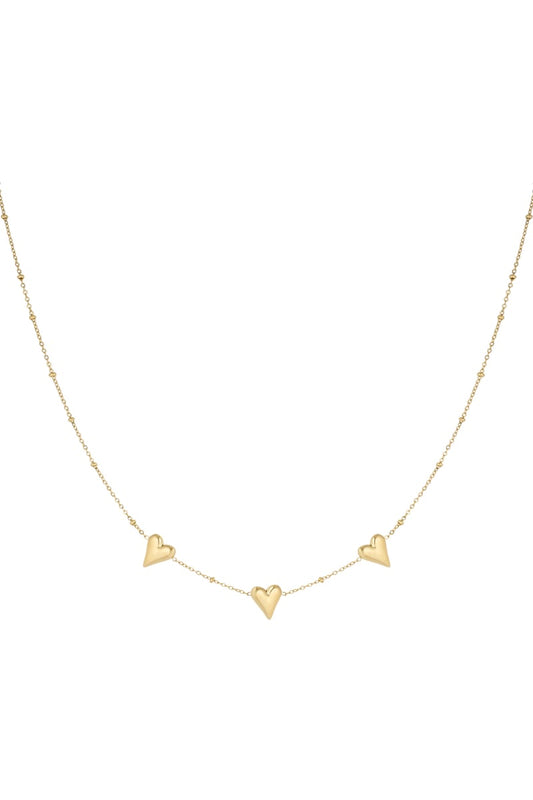triple love necklace