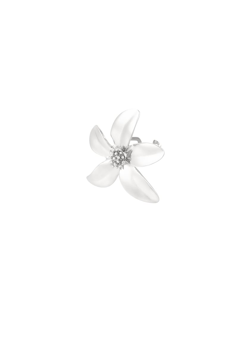 Floral Girl ring - Silver Color color