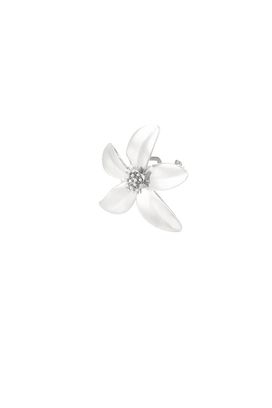 Floral Girl ring - Silver Color color