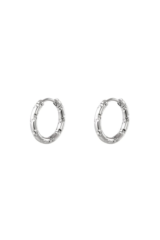 stainless steel hoop earrings