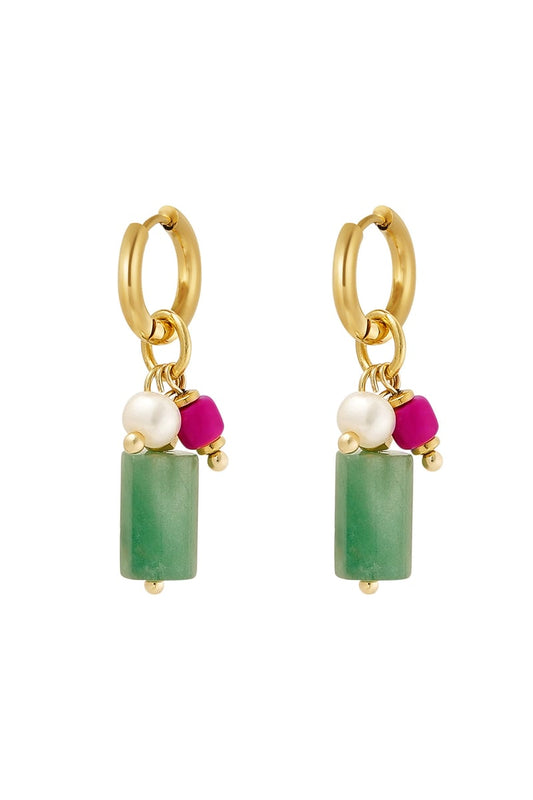 earring colorful details