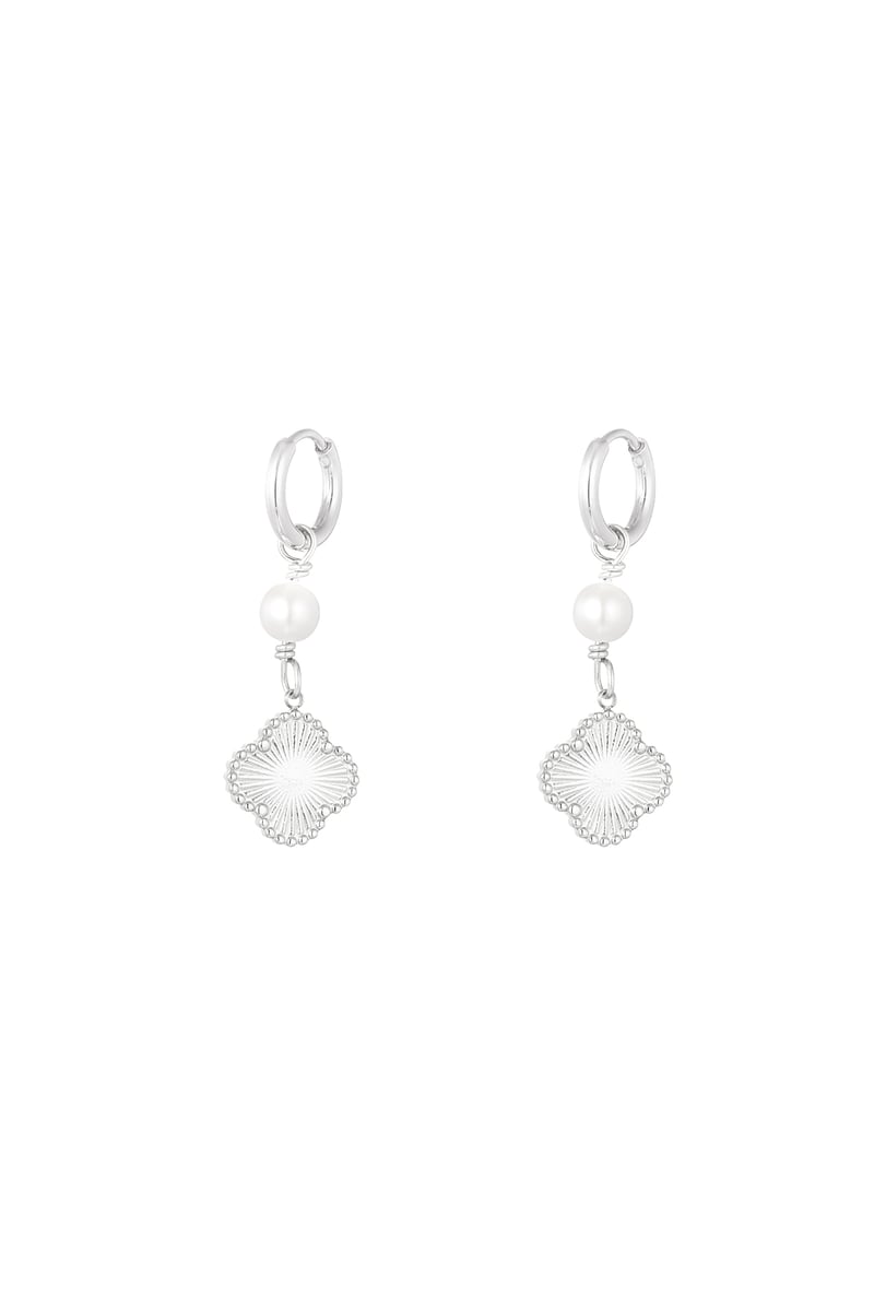 earrings clover pearl dream
