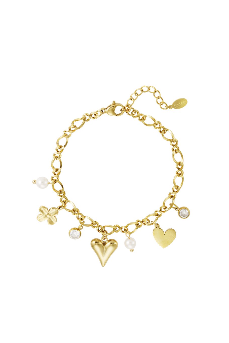 SPARKLING LOVE ARMBAND - GOUDEN ARMBAND
