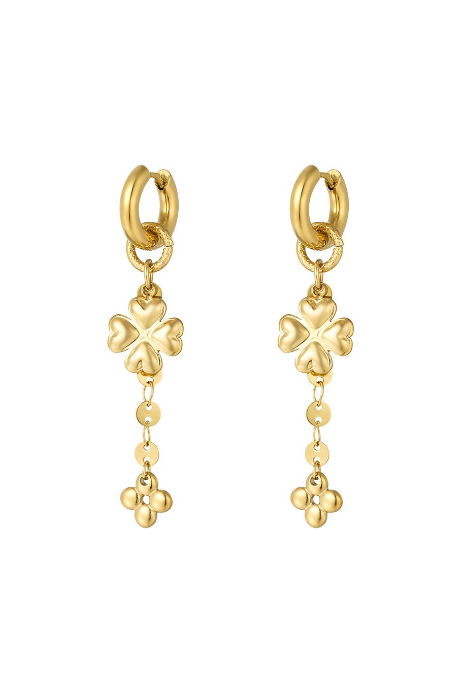 DOUBLE CLOVER - OORBELLEN