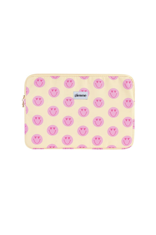Gimme smiley laptop case