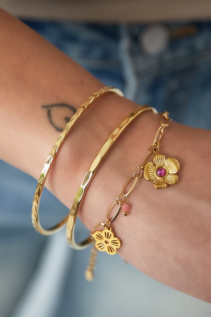 Simple braided bangle