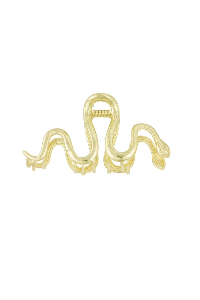 hair clip swirly snake