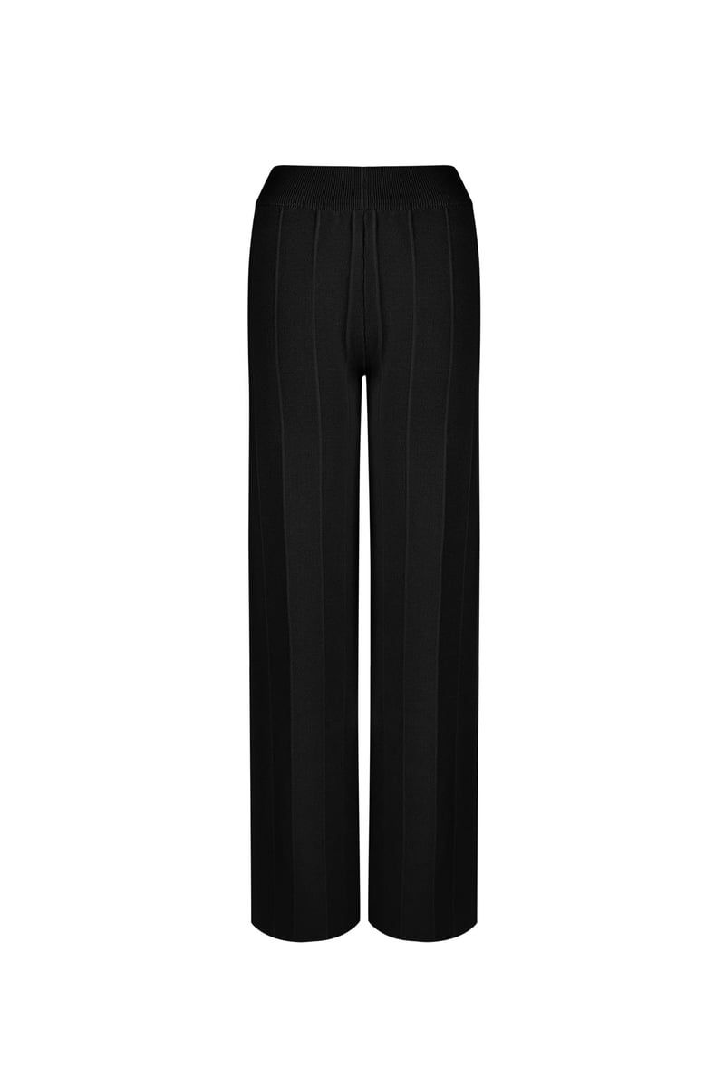 Comfy knitted pants - Black