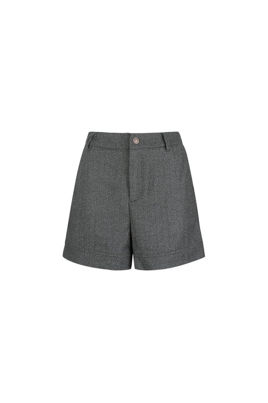 Short knitted deluxe - Grey