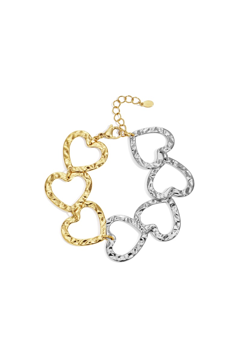 Stainless Steel Chain Bracelets Heart Casual Daily Simple Series Women's jewelry