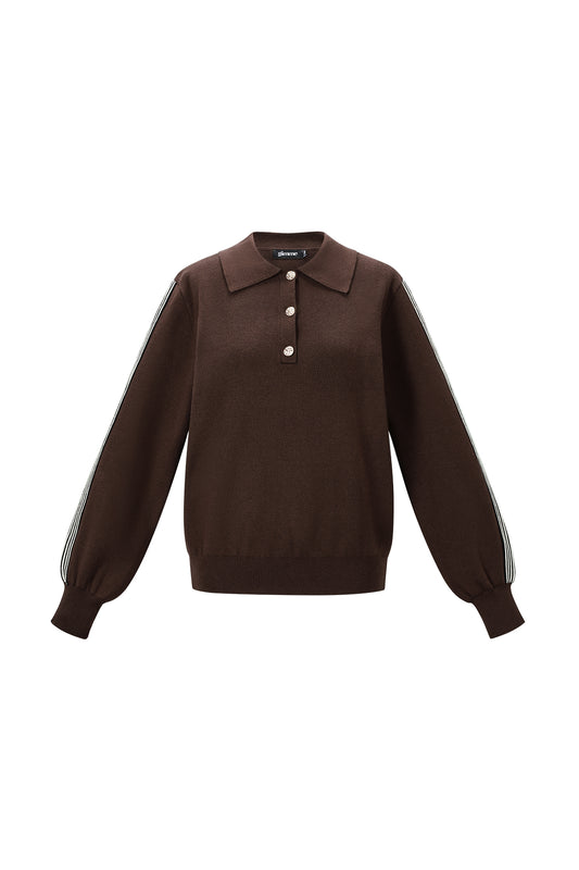 Knitted sweater Color clash Sporty autumn/winter clothing