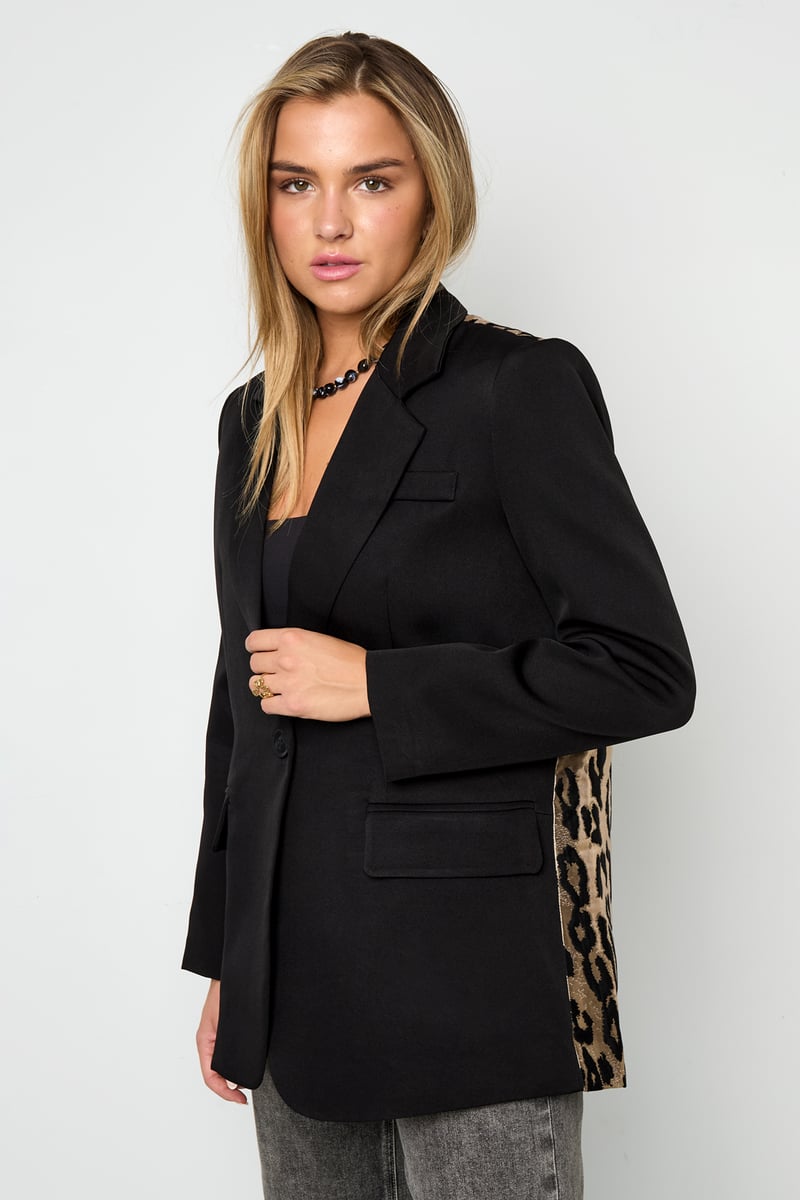 Leopard A Symetric Blazer