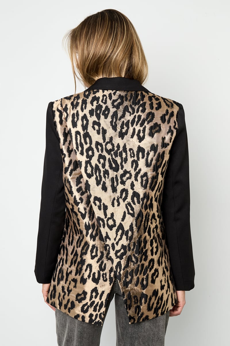 Leopard A Symetric Blazer