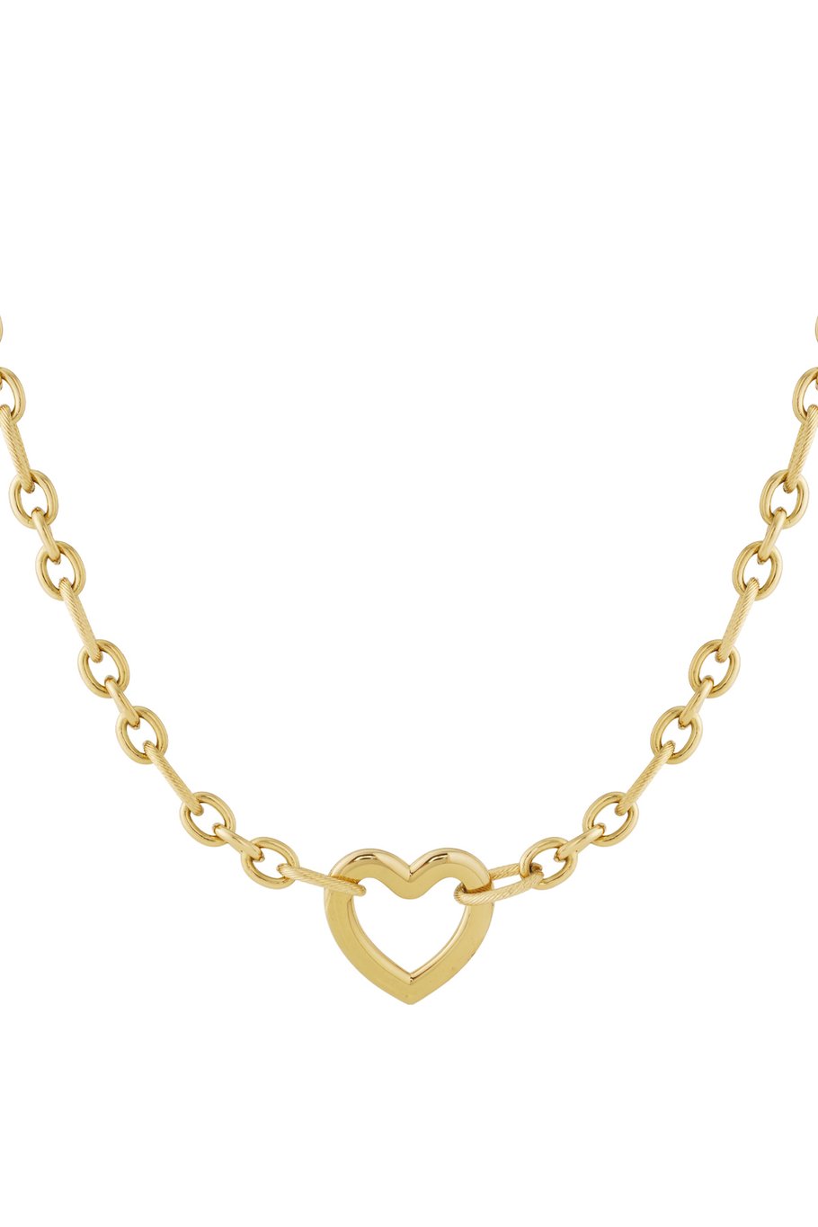 GOLDEN CHAIN HEART - KETTING