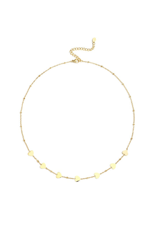 Stainless Steel Chain Necklaces Heart Casual Daily Simple Series Women's jewelry