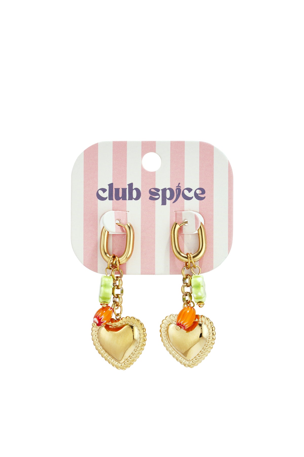 Stainless Steel Dangle Earrings Heart Sweet Daily Romantic Series Women's jewelry