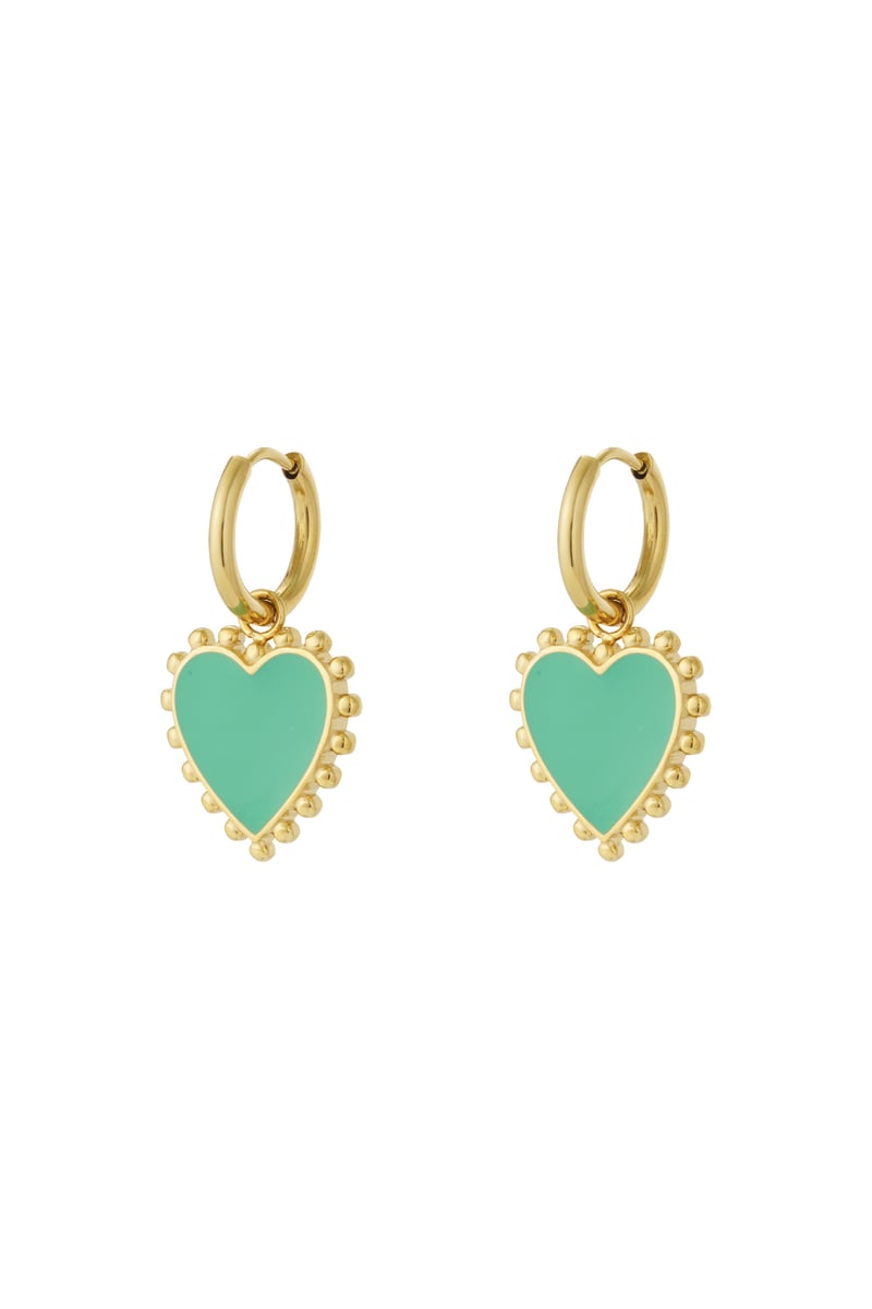 Funky Heart Earrings