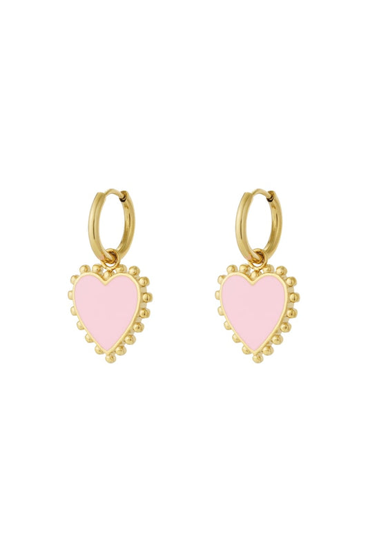Funky Heart Earrings