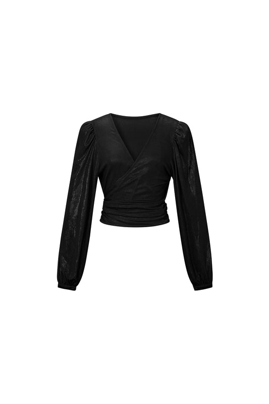 Polyester fiber (polyester) Long sleeve tops Solid color Sexy Fall/Winter Clothes