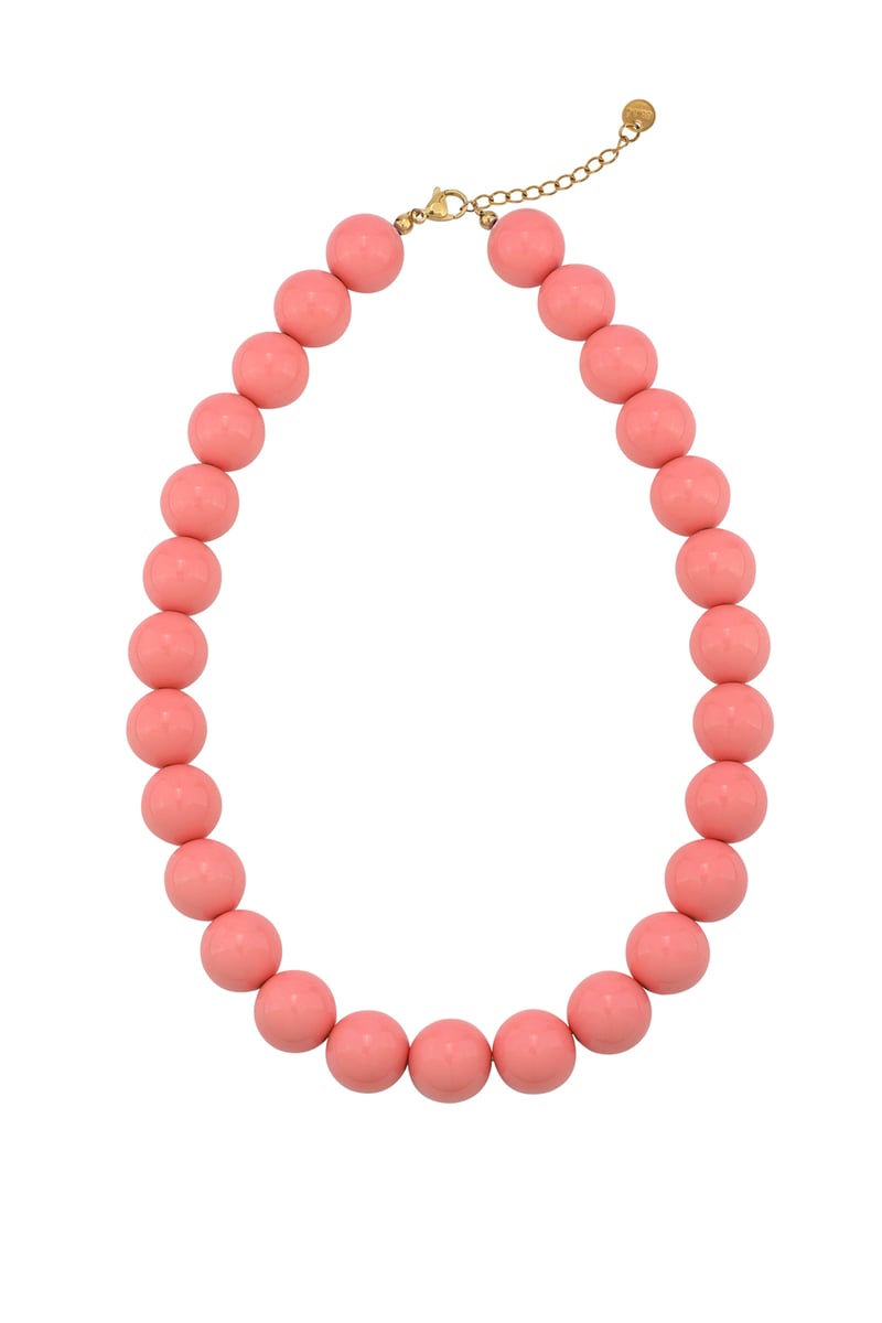 Large colored necklace - 15mm