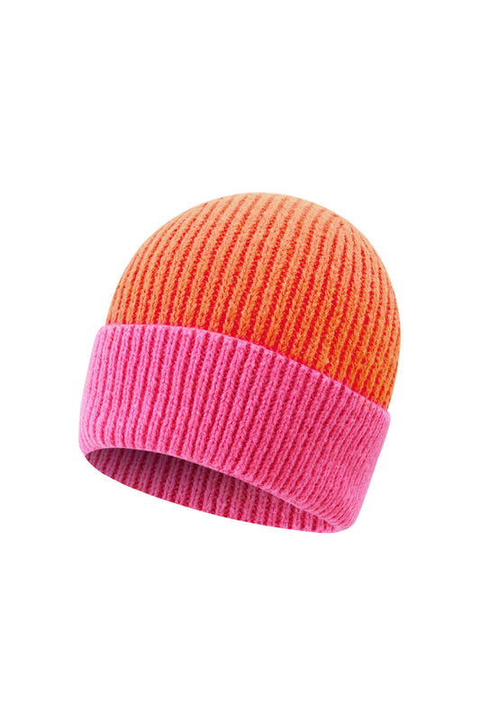 Colored winter hat