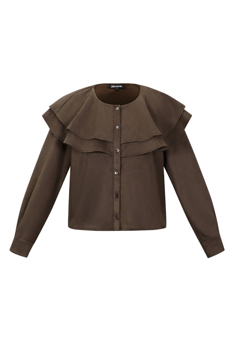 Layered Blouse Suede