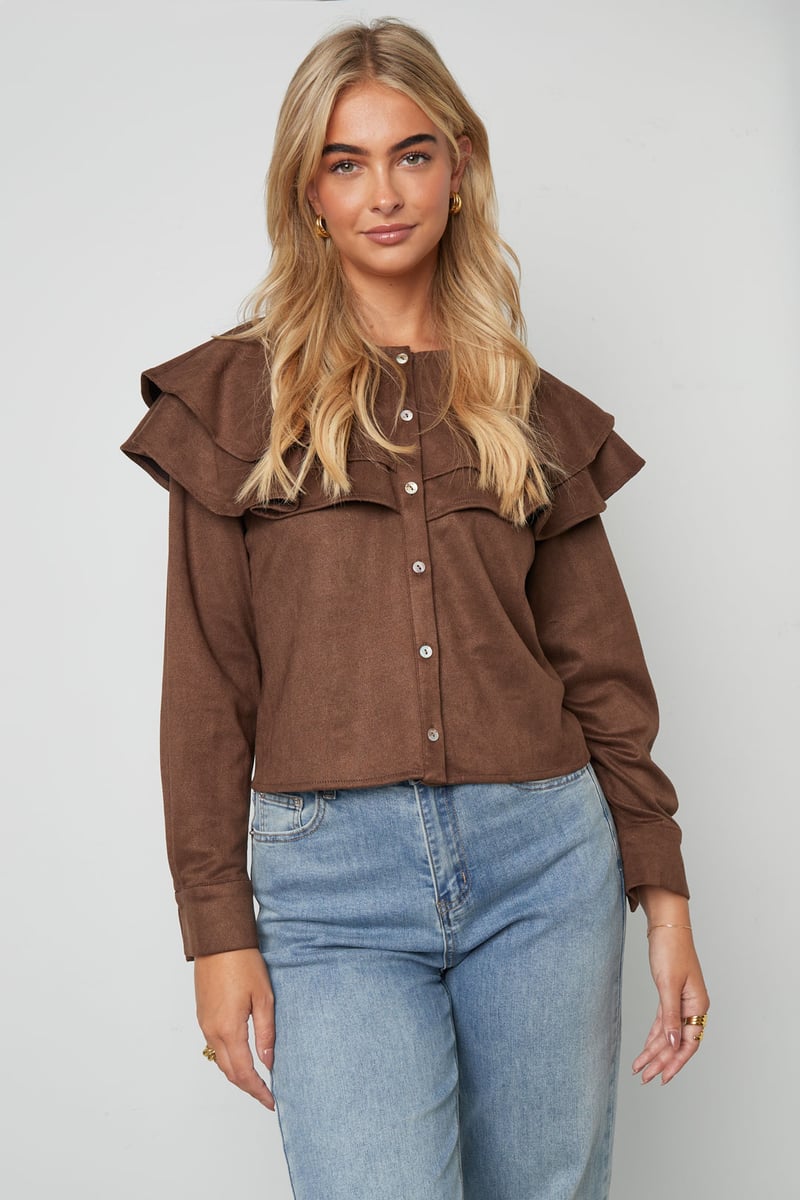 Layered Blouse Suede