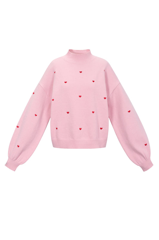 Knit sweaters Heart Casual All Fit Clothes
