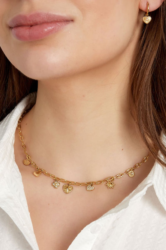 charm necklace daily style